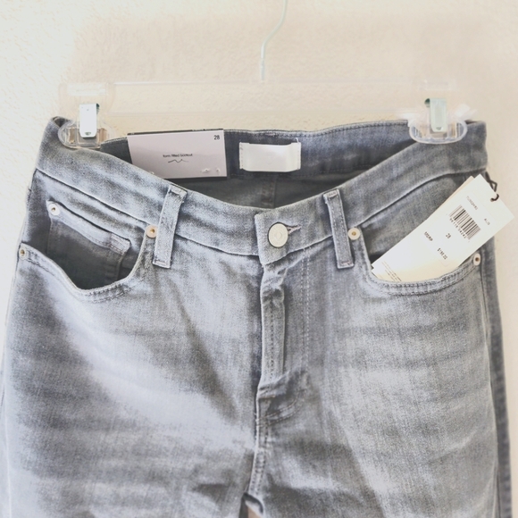 7 for All Mankind Kimmie Bootcut/Slim Illusion Grey Jeans Size 28 - Picture 3 of 9